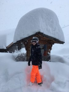 enorme sneeuwval in Sölden